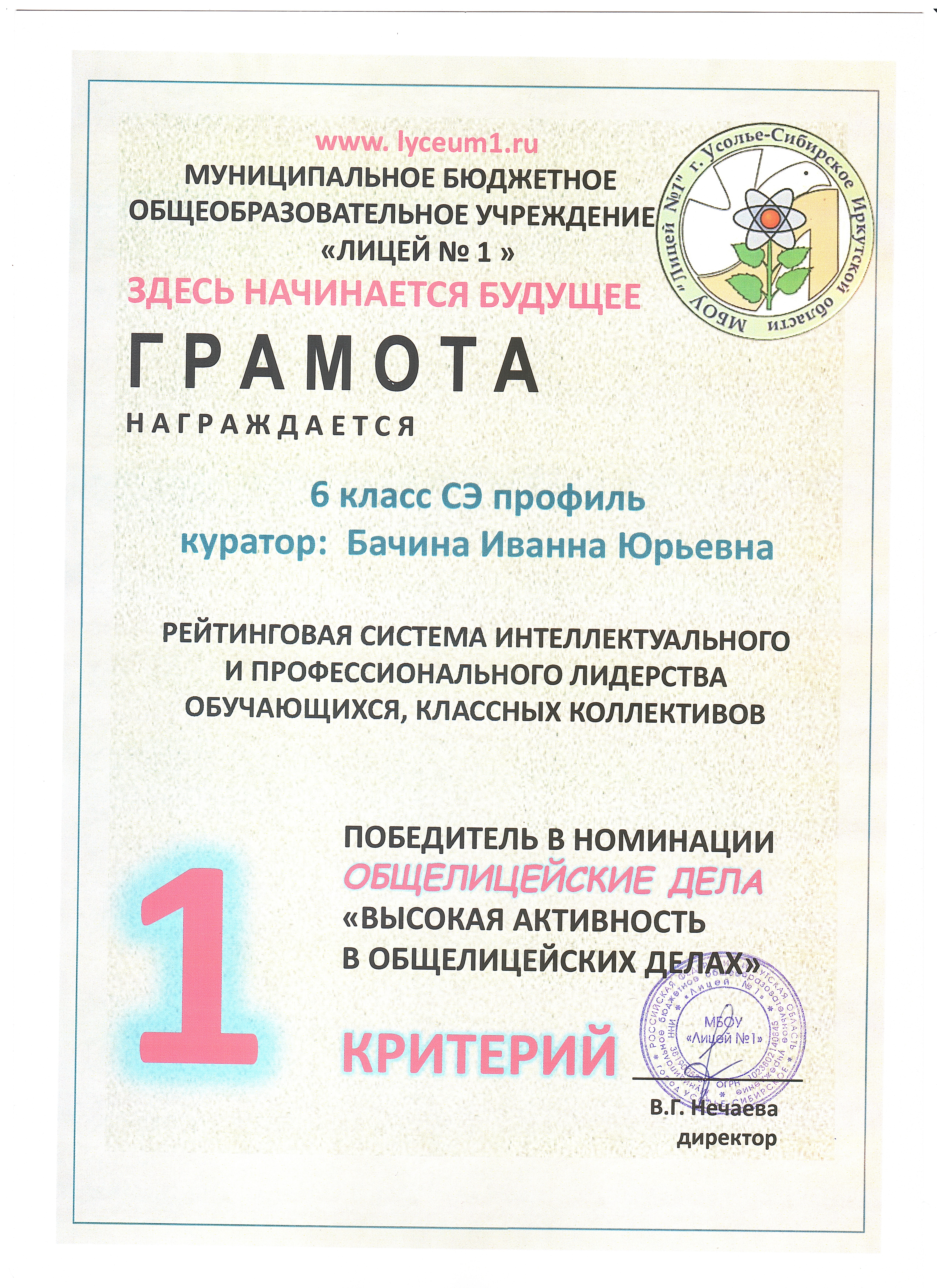 Фотографии класса.
